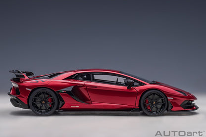 1:18 Lamborghini Aventador SVJ - Rosso Efesto/Metallic Red - AUTOart - 79177