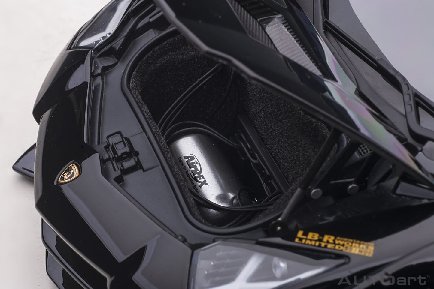 1:18 Lamborghini Aventador - Liberty Walk LB-Works Limited Edition - Gloss Black /Gold Accents - AUTOart - 79184