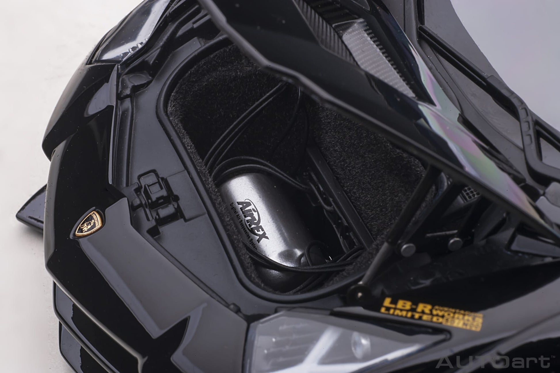 1:18 Lamborghini Aventador - Liberty Walk LB-Works Limited Edition - Gloss Black /Gold Accents - AUTOart - 79184