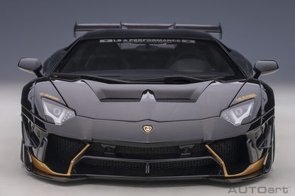1:18 Lamborghini Aventador - Liberty Walk LB-Works Limited Edition - Gloss Black /Gold Accents - AUTOart - 79184