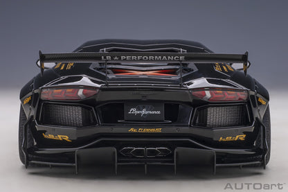 1:18 Lamborghini Aventador - Liberty Walk LB-Works Limited Edition - Gloss Black /Gold Accents - AUTOart - 79184