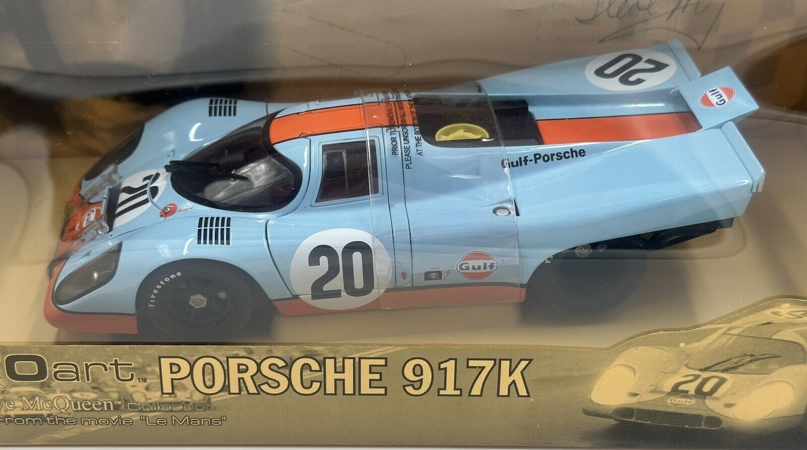 1:18 Porsche 917K Steve McQueen #20 - AUTOart - 80030