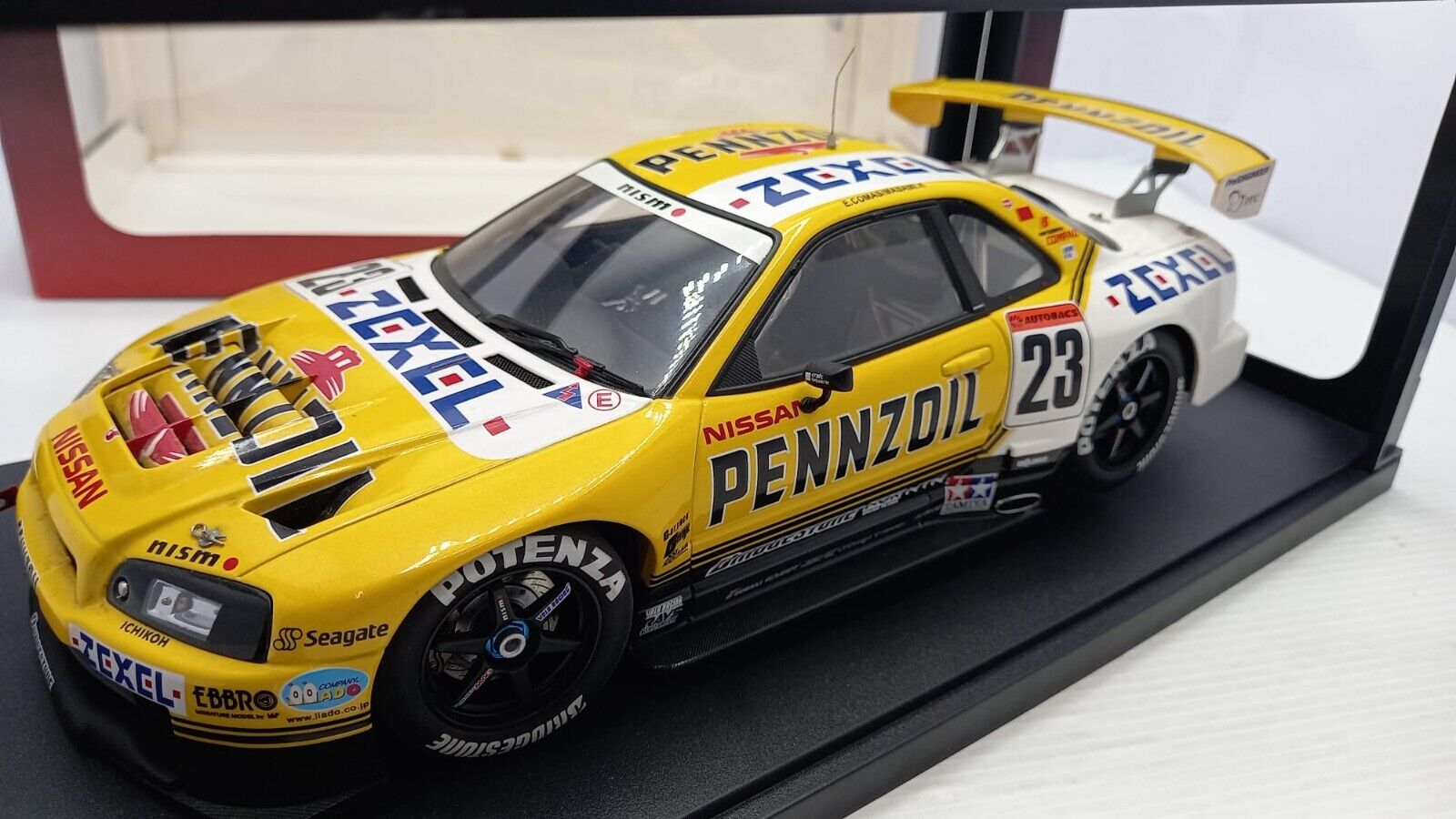 1:18 Nissan R34 Skyiine GTR #23 Pennzoil Nismo - 2001 - Japan Grand Touring Car Championship - AUTOart - 80178