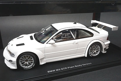 1:18 BMW M3 GTR (E46) - Plain Body Version - White - AUTOart - 80448