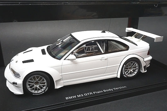 1:18 BMW M3 GTR (E46) - Plain Body Version - White - AUTOart - 80448