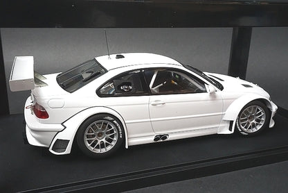 1:18 BMW M3 GTR (E46) - Plain Body Version - White - AUTOart - 80448