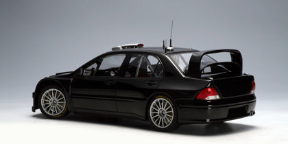 1:18 Mitsubishi Lancer WRC05 - Plain Body Version - Black - AUTOart - 80528