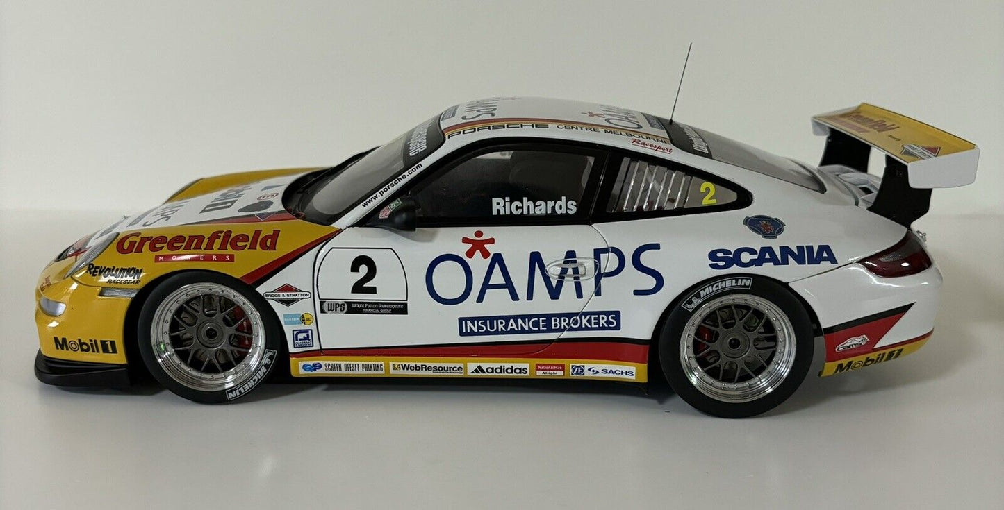 1:18 Porsche 997 GT3 #2 - 2006 - Carrera Cup - Jim Richards - AUTOart - 80670