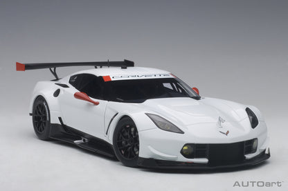 1:18 Chevrolet Corvette C7.R - Plain Colour Version - White /Red Accents - AUTOart - 81650