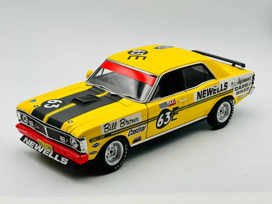 1:18 Ford XY Falcon GTHO #63E - Rollover car - 1971 - Bathurst - FF Newell & Son - Bill Brown - AUTOart - 87112