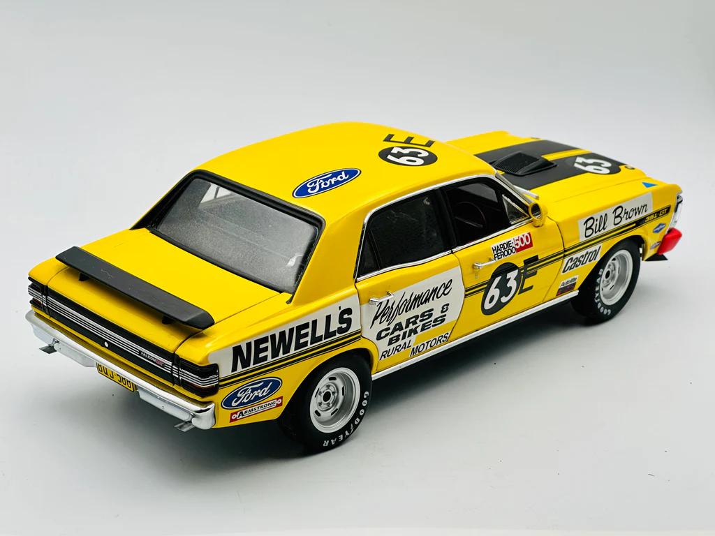 1:18 Ford XY Falcon GTHO #63E - Rollover car - 1971 - Bathurst - FF Newell & Son - Bill Brown - AUTOart - 87112