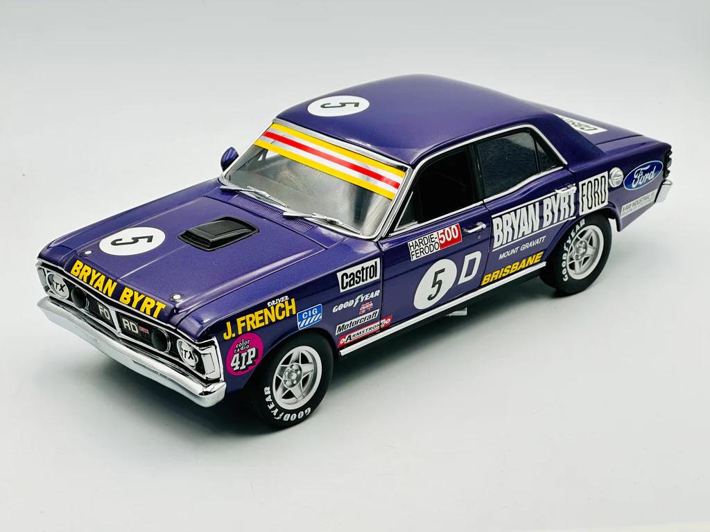 1:18 Ford XY Falcon GTHO #5D - 2nd Place Overall - 1972 - Bathurst - Bryan Byrt Ford - John French - AUTOart - 87210