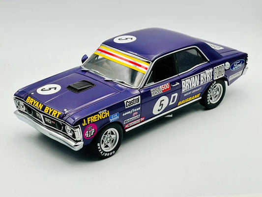 1:18 Ford XY Falcon GTHO #5D - 2nd Place Overall - 1972 - Bathurst - Bryan Byrt Ford - John French - AUTOart - 87210