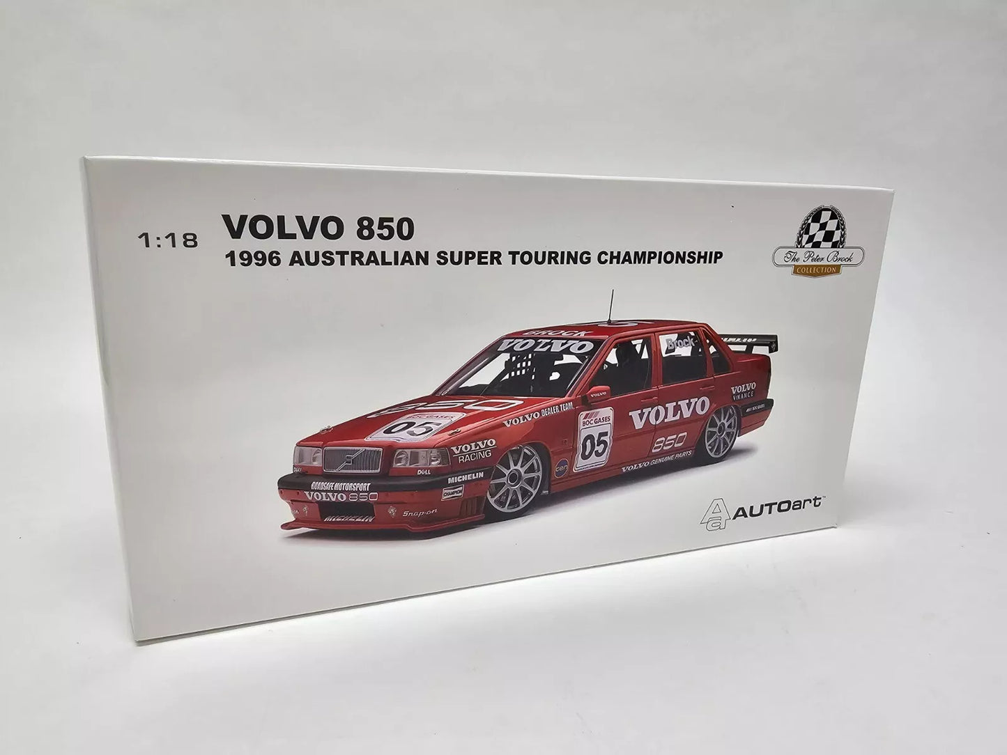 1:18 Volvo 850 - 1996 - Australian Super Touring Championship - Volvo Racing - Peter Brock - AUTOart - 89694