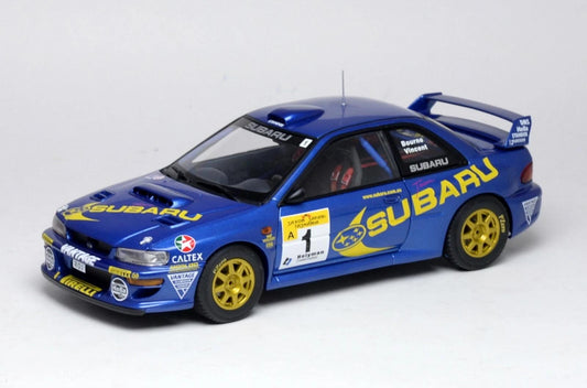1:18 Subaru Impreza WRC - Australian Rally Championship - Saxon Safari Tasmania - 1999 - Possum Bourne Motorsport - Possum Bourne - AUTOart - 89995