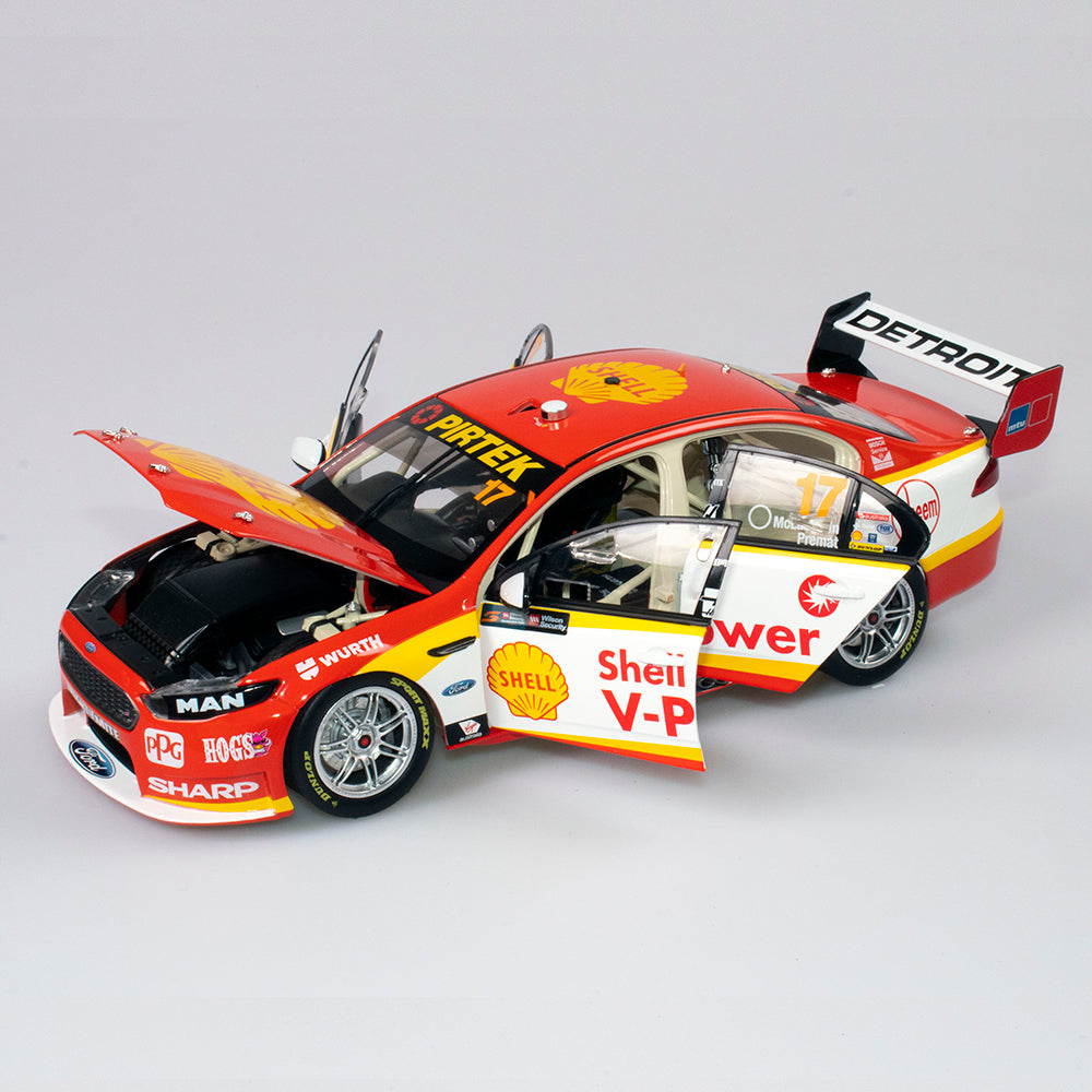 1:18 Ford FGX Falcon #17 - Sandown 500 Retro Round - 2017 - Supercars Championship - Shell V-Power Racing Team - Scott McLaughlin - Authentic Collectables - ACD18F17A
