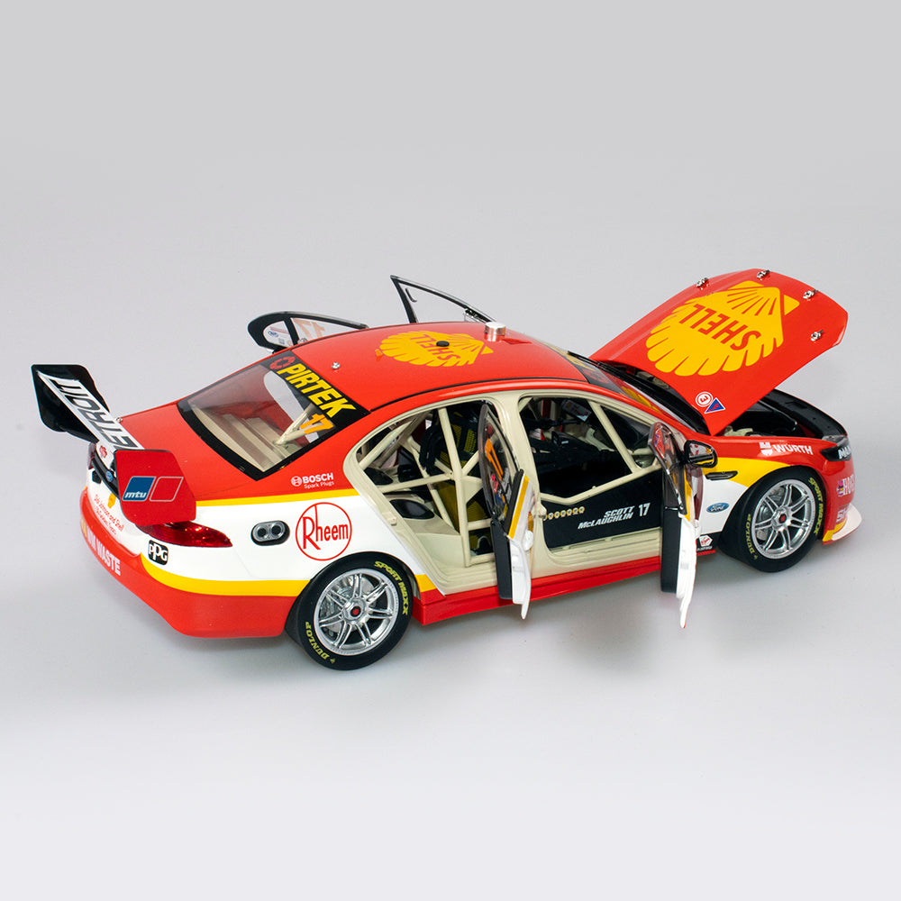 1:18 Ford FGX Falcon #17 - Sandown 500 Retro Round - 2017 - Supercars Championship - Shell V-Power Racing Team - Scott McLaughlin - Authentic Collectables - ACD18F17A