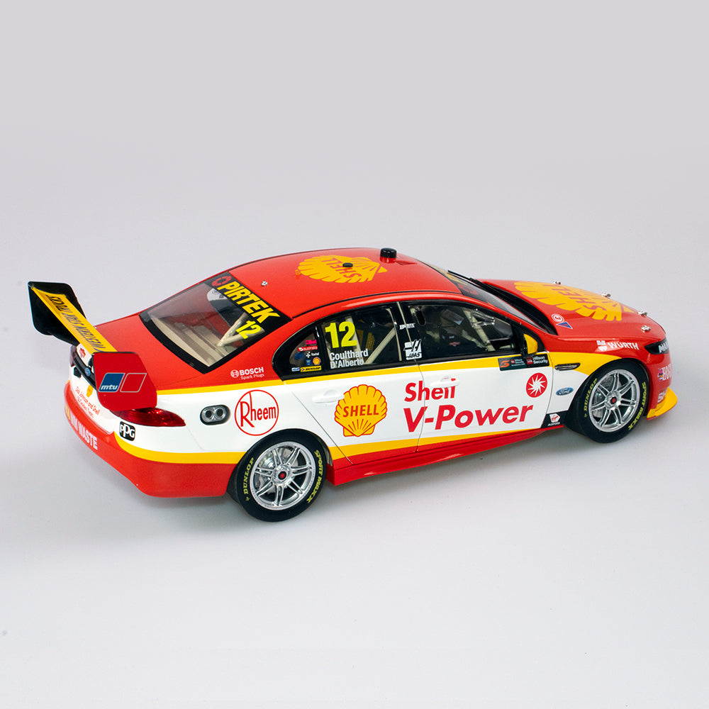 1:18 Ford FGX Falcon #12 - Sandown 500 Retro Round - 2017 - Supercars Championship - Shell V-Power Racing Team - Fabian Coulthard - Authentic Collectables - ACD18F17B