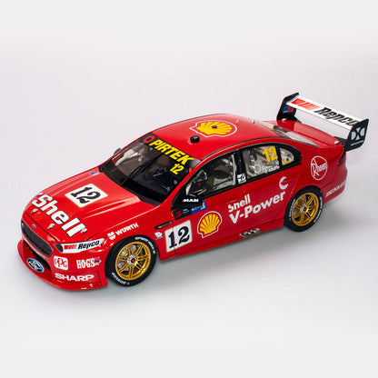 1:18 Ford FGX Falcon #12 - Sandown 500 Retro Round - 2018 - Supercars Championship - Shell V-Power Racing Team - Fabian Coulthard - Authentic Collectables - ACD18F18F