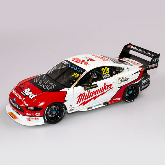 1:18 Ford Mustang GT #23 - Sandown 500 Retro Round - 2019 - Supercars Championship - Milwaukee Racing - Will Davison - Authentic Collectables - ACD18F19H