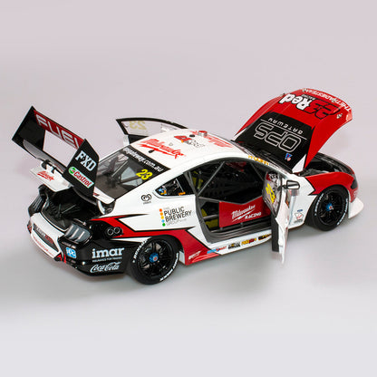 1:18 Ford Mustang GT #23 - Sandown 500 Retro Round - 2019 - Supercars Championship - Milwaukee Racing - Will Davison - Authentic Collectables - ACD18F19H