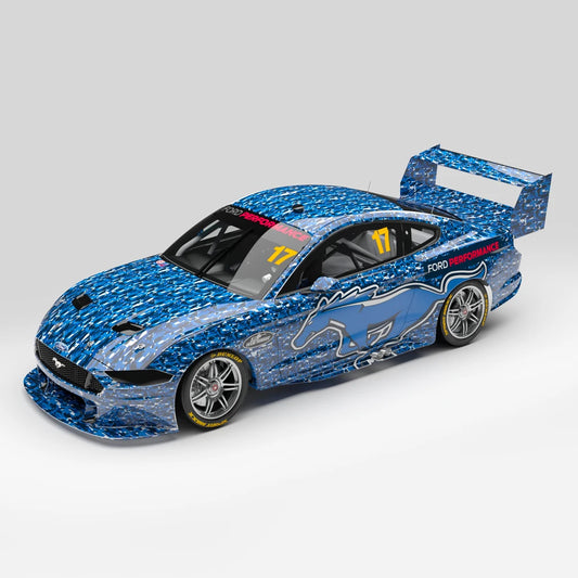 1:18 Ford Mustang GT #17 - Camouflage Test Livery - 2018 - DJR Team Penske - Scott McLaughlin - Authentic Collectables - ACD18F19L