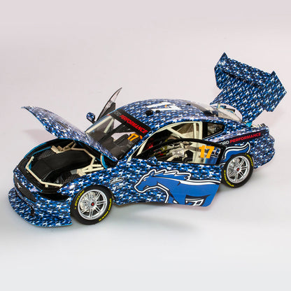 1:18 Ford Mustang GT #17 - Camouflage Test Livery - 2018 - DJR Team Penske - Scott McLaughlin - Authentic Collectables - ACD18F19L