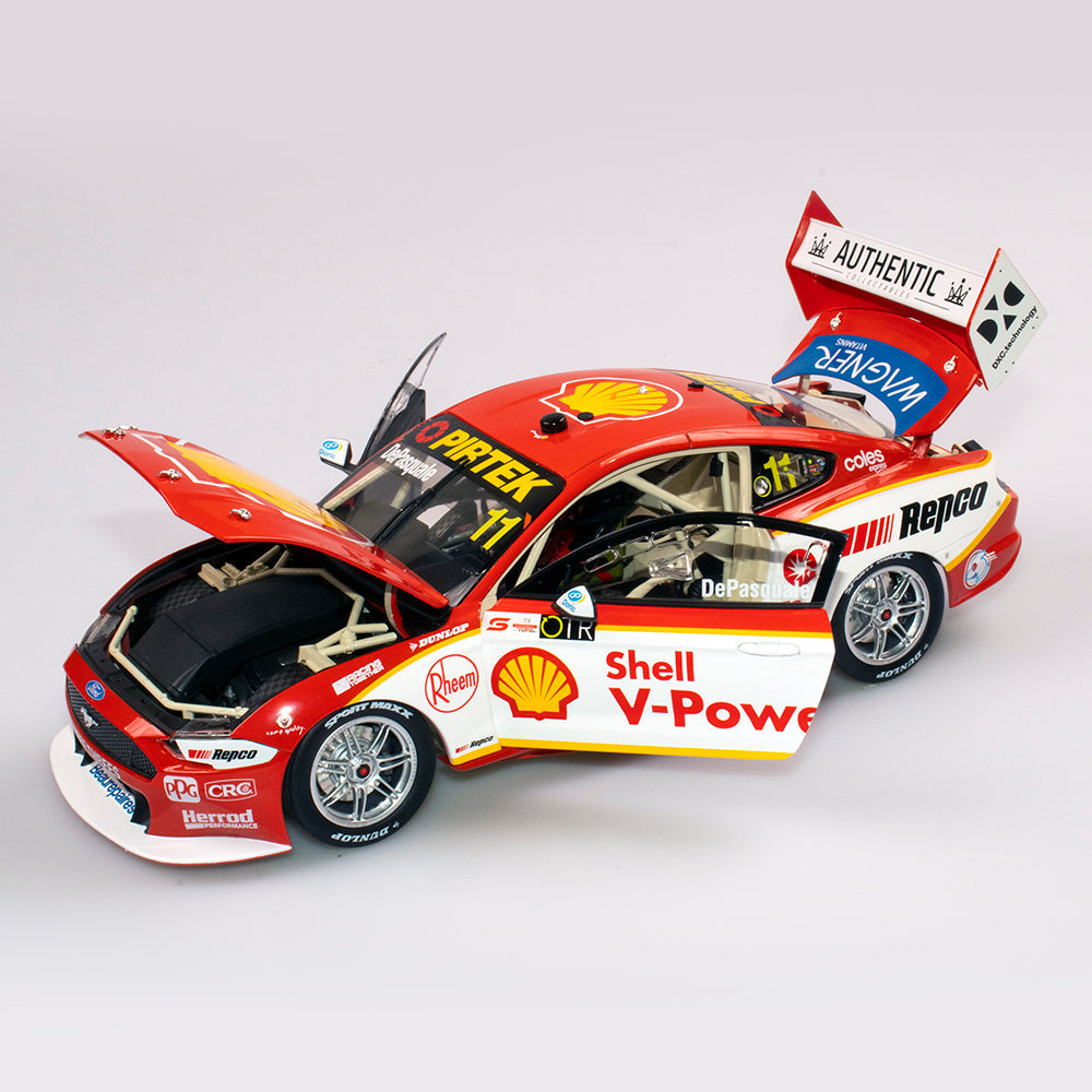 1:18 Ford Mustang GT #11 - SuperSprint at the Bend Race 10 Winner - 2021 - Supercars Championship - Shell V-Power Racing Team - Anton De Pasquale - Authentic Collectables - ACD18F21A