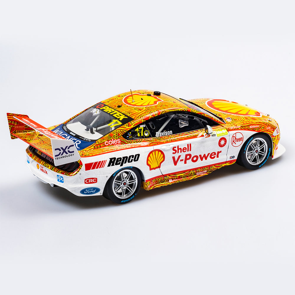 1:18 Ford Mustang GT #17 - Darwin Triple Crown Indigenous Round - 2022 - Supercars Championship - Shell V-Power Racing Team - Will Davison - Authentic Collectables - ACD18F22N