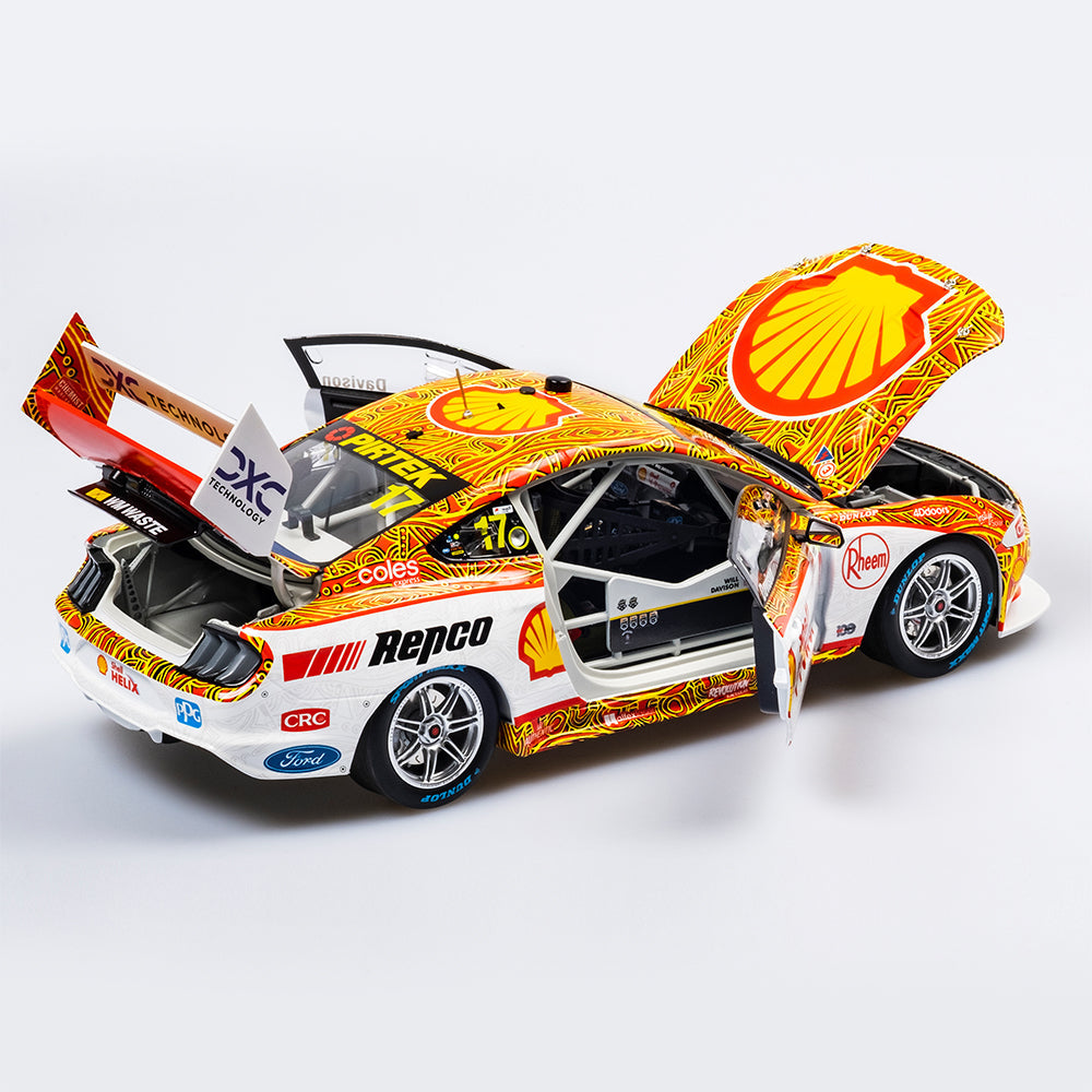 1:18 Ford Mustang GT #17 - Darwin Triple Crown Indigenous Round - 2022 - Supercars Championship - Shell V-Power Racing Team - Will Davison - Authentic Collectables - ACD18F22N