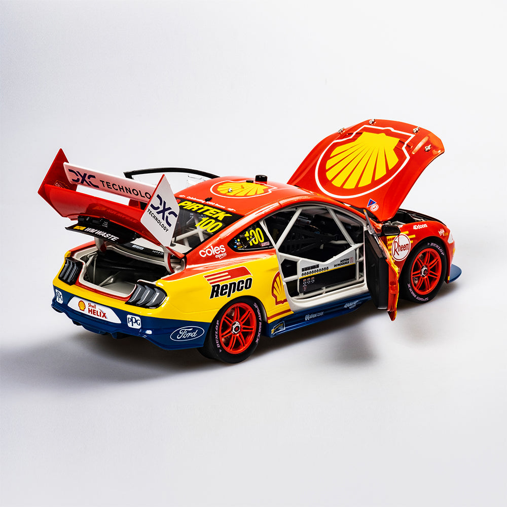 1:18 Ford Mustang GT #100 - DJR 1000 Races Livery - 2022 - Bathurst - Shell V-Power Racing Team - Anton De Pasquale - Authentic Collectables - ACD18F22O