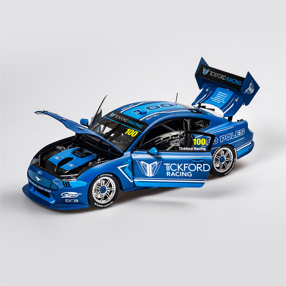 1:18 Ford Mustang GT - 100 Poles Celebration Livery - Designed by Tristan Groves - 2022 - Supercars Championship - Tickford Racing - Authentic Collectables - ACD18F22SE1