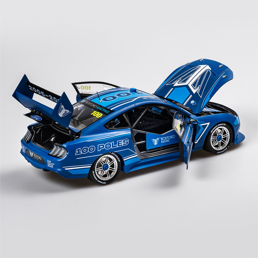 1:18 Ford Mustang GT - 100 Poles Celebration Livery - Designed by Tristan Groves - 2022 - Supercars Championship - Tickford Racing - Authentic Collectables - ACD18F22SE1