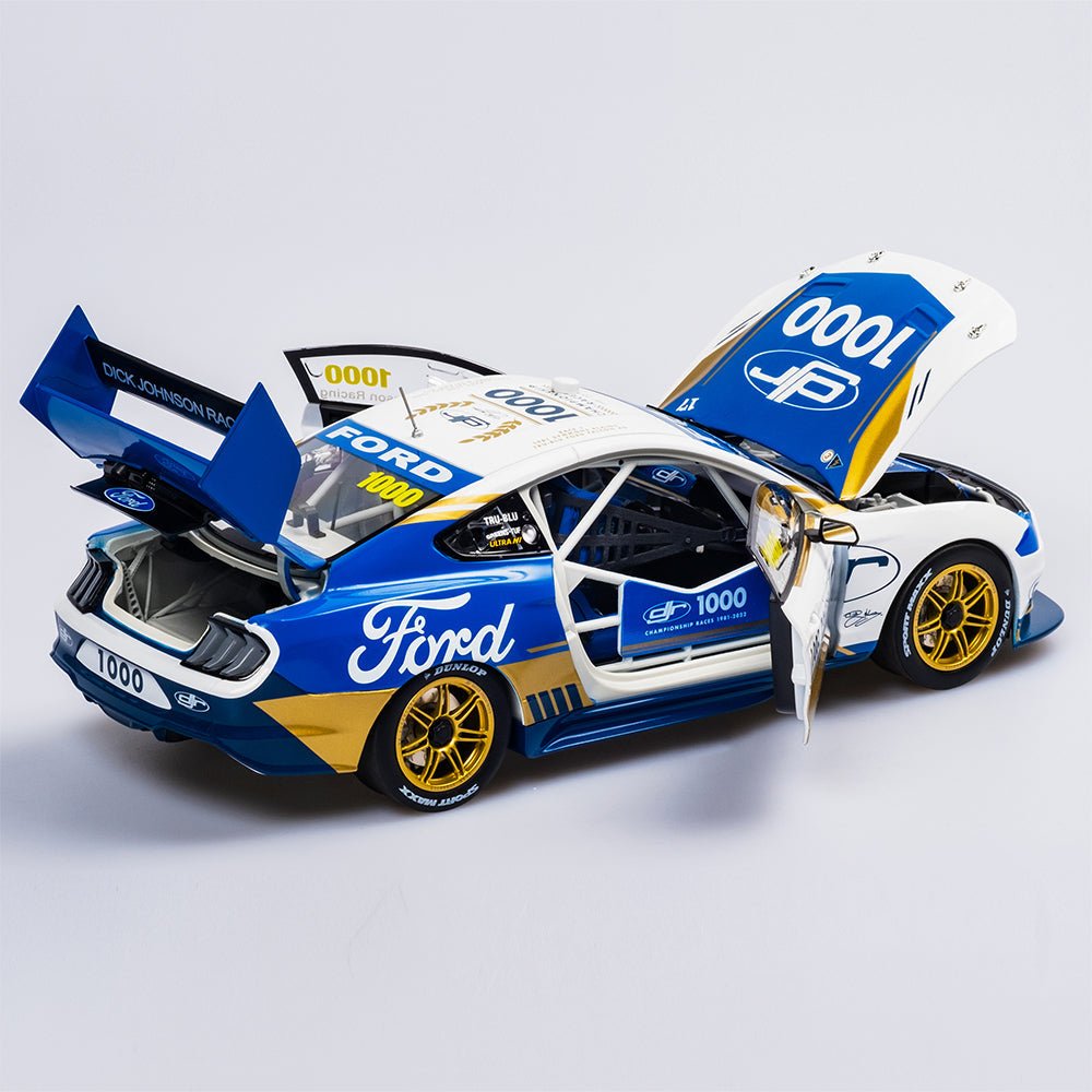 1:18 Ford Mustang GT - 1000 Races Celebration Livery - Designed by Tristan Groves - 2022 - Supercars Championship - Dick Johnson Racing - Authentic Collectables - ACD18F22SE2