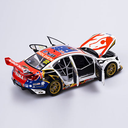 1:18 Holden VF Commodore #22 - Austin 400 Aussie-Made Livery - 2013 - Supercars Championship - Holden Racing Team - James Courtney - Authentic Collectables - ACD18H13E