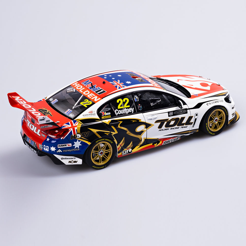 1:18 Holden VF Commodore #22 - Austin 400 Aussie-Made Livery - 2013 - Supercars Championship - Holden Racing Team - James Courtney - Authentic Collectables - ACD18H13E