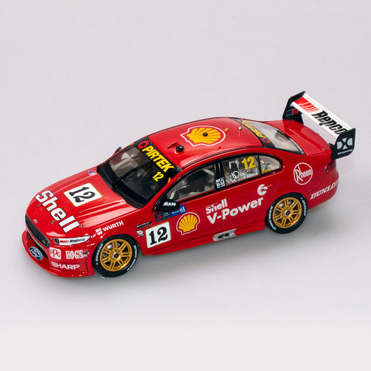 1:43 Ford FGX Falcon #12 - Sandown 500 Retro Round - 2018 - Supercars Championship - Shell V-Power Racing Team - Fabian Coulthard - Authentic Collectables - ACD43F18F