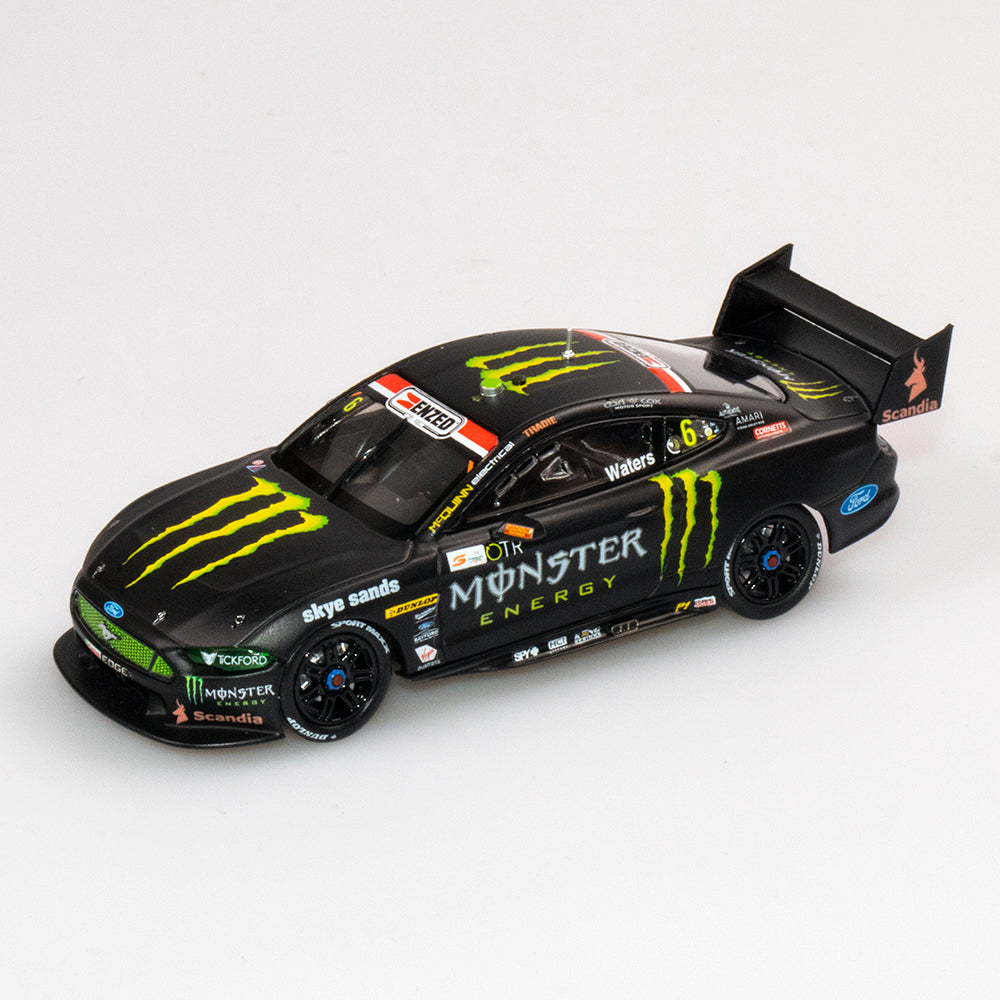 1:43 Ford Mustang GT #6 - SuperSprint at the Bend Race 30 Winner - 2020 - Supercars Championship - Monster Energy Racing - Cameron Waters - Authentic Collectables - ACD43F20D