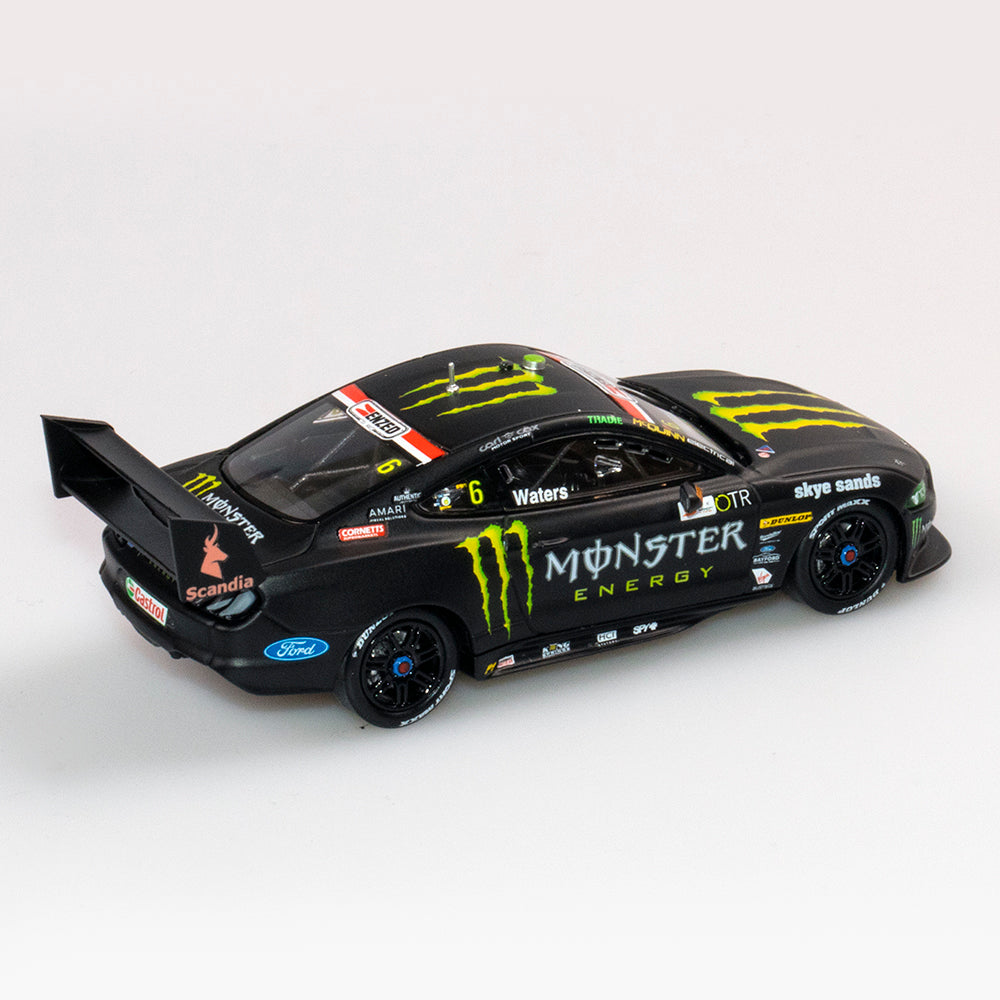 1:43 Ford Mustang GT #6 - SuperSprint at the Bend Race 30 Winner - 2020 - Supercars Championship - Monster Energy Racing - Cameron Waters - Authentic Collectables - ACD43F20D
