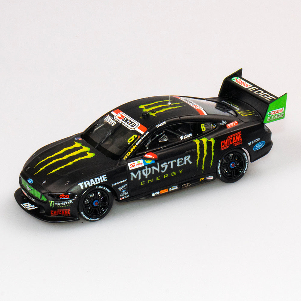 1:43 Ford Mustang GT #6 - Townsville SuperSprint Race 17 and 19 Winner - 2021 - Supercars Championship - Monster Energy Racing - Cameron Waters - Authentic Collectables - ACD43F21D