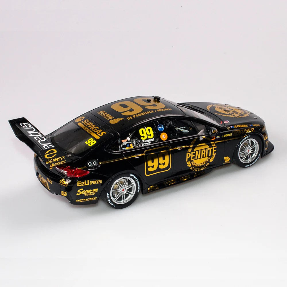 1:18 Holden ZB Commodore #99 - Sandown 500 Retro Round - Resin Model - 2019 - Supercars Championship - Erebus Penrite Racing - Anton De Pasquale - Authentic Collectables - ACR18H19H