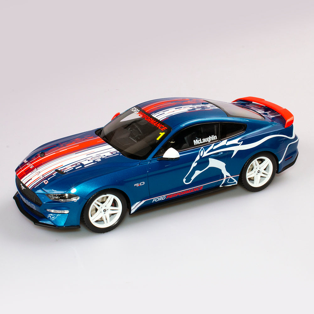 1:18 Ford Mustang GT #1 - Adelaide 500 Parade of Champions Demonstration Livery - Resin Model - 2019 - Supercars Championship - Ford Performance - Scott McLaughlin - Authentic Collectables - ACR18M19A