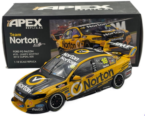 1:18 Ford FG Falcon #18 - Clipsal 500 - Resin Model - 2012 - Supercars Championship - Dick Johnson Racing - James Moffat - Apex Replicas - AR80307