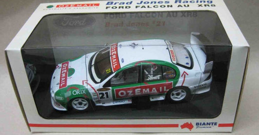 1:18 Ford AU Falcon XR8 #21 - 2002 - Supercars Championship - Brad Jones Racing - Brad Jones - Biante Model Cars - B180101G