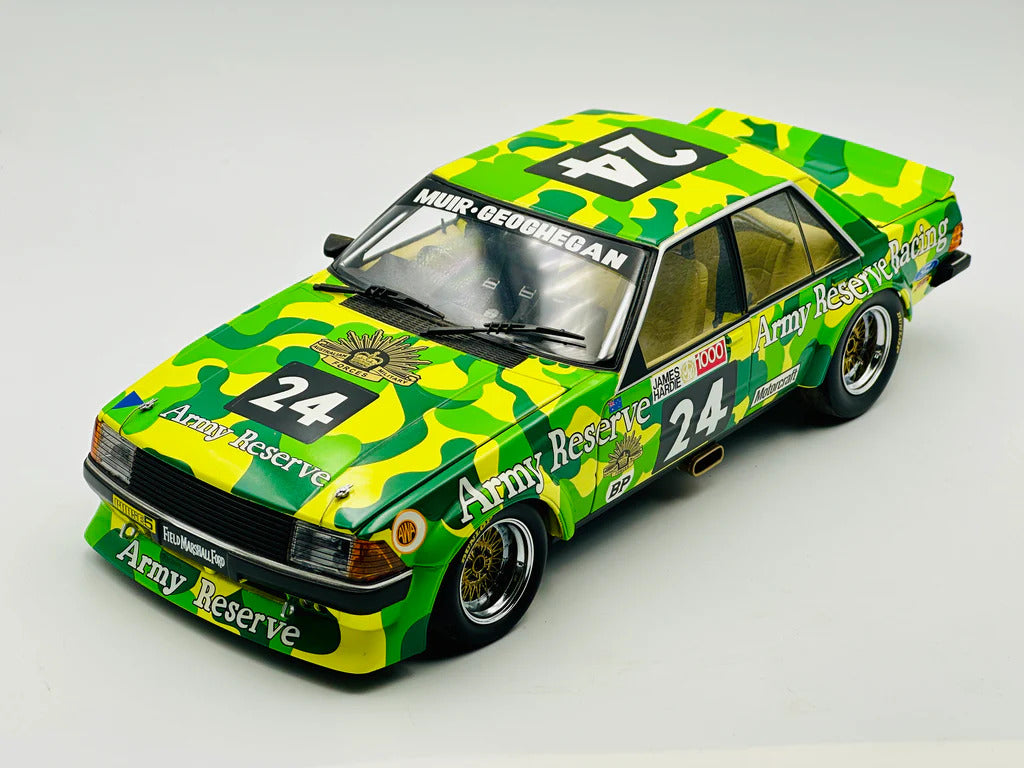 1:18 Ford XD Falcon #24 - 1981 - Bathurst - Army Reserve Racing - Ian Geoghegan - Biante Model Cars - B180201F