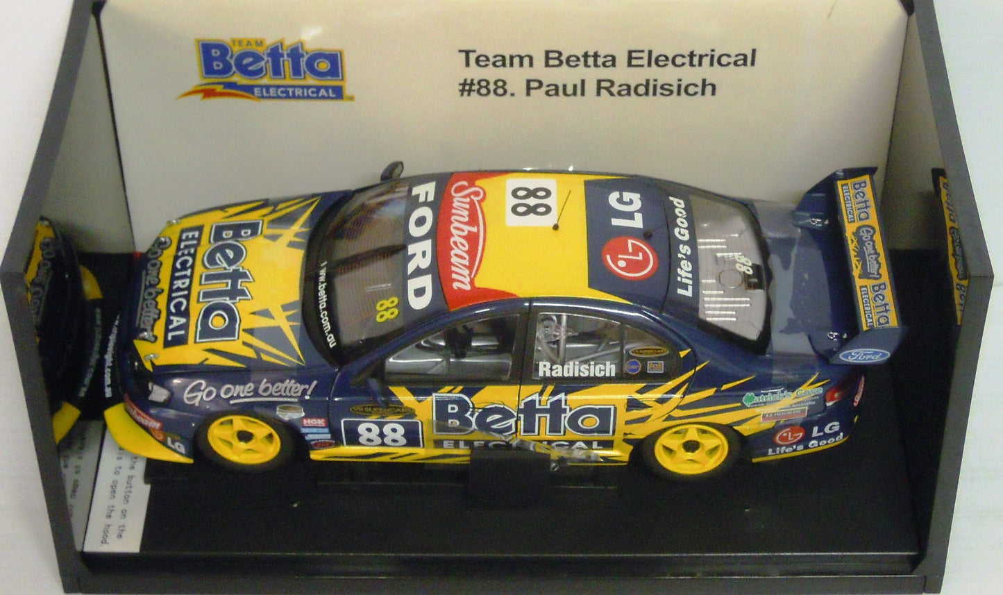 1:18 Ford BA Falcon XR8 #88 - 2004 - Supercars Championship - Team Betta Electrical - Paul Radisich - Biante Model Cars - B180702L