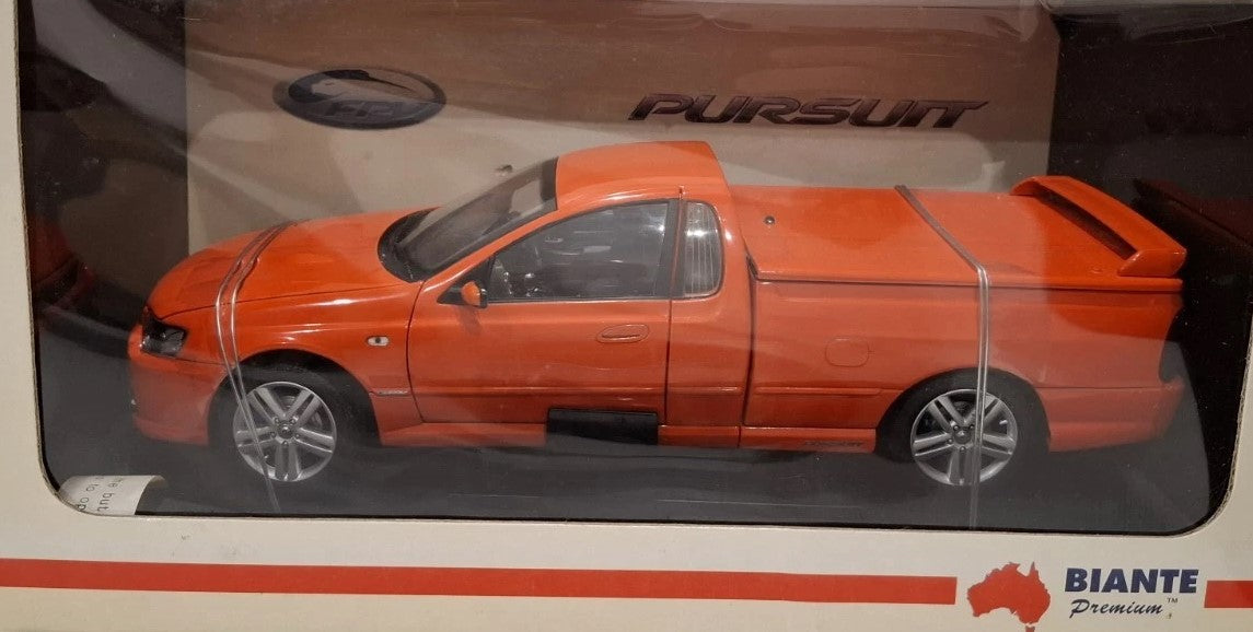 1:18 Ford FPV Pursuit Utility - Blood Orange - Biante Model Cars - B181702A