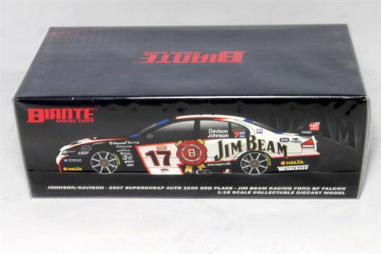 1:18 Ford BF Falcon #17 - 2007 - Bathurst - Jim Beam Racing - Steven Johnson - Biante Model Cars - B18302A