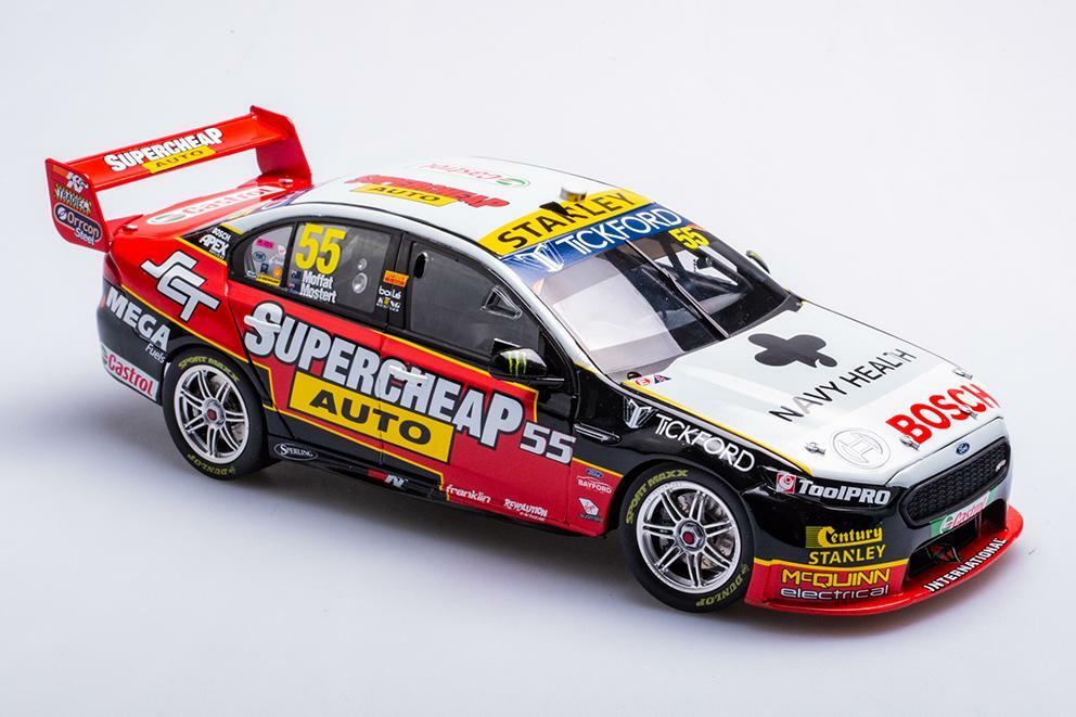 1:18 Ford FGX Falcon #55 - Sandown 500 - 2018 - Supercars Championship - Supercheap Auto Racing - Chaz Mostert - Biante Model Cars - B18F18D