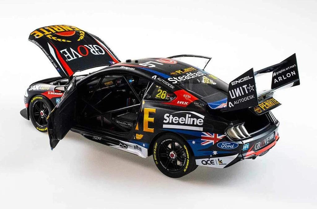1:18 Ford Mustang GT #26 - Mount Panorama 500 - 2021 - Supercars Championship - Penrite Racing - David Reynolds - Biante Model Cars - B18F21A